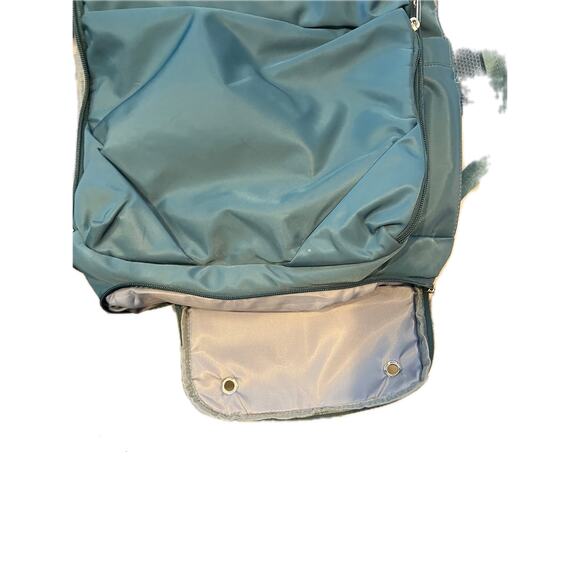 Sea Green Clamshell Padded Computer Backpack - Picture 4 of 5